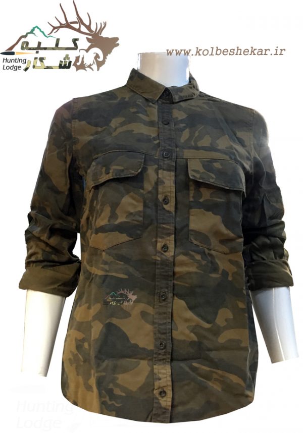 شومیز چریکی دخترانه آستین دار 2 | girls army shirt