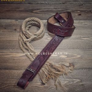 بند 4سانتی چرمی طرحدار | Leather Sling of a Rifle