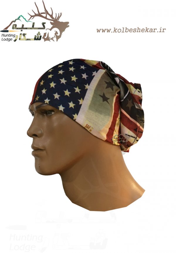 دستمال سر چرچم آمریکا چهار فصل | usa flag scarf