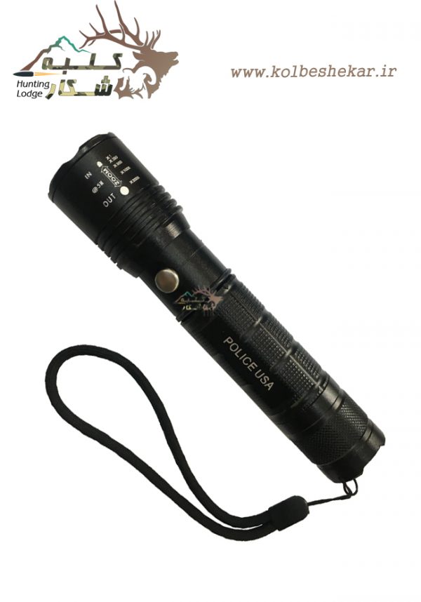 چراغ قوه پلیس شارژی |967-USA POLICE LIGHT-3