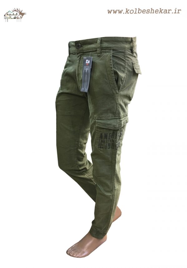 1023 شلوار شیش جیب دمپاکش کتان | ARMY PANTS GUESS