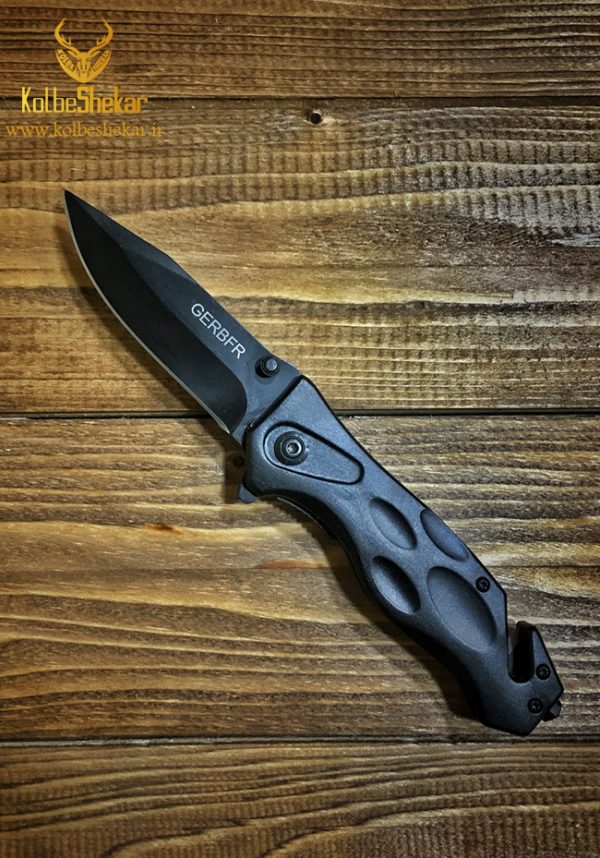 چاقو تاشو گربر مشکی | GERBER BLACK KNIFE