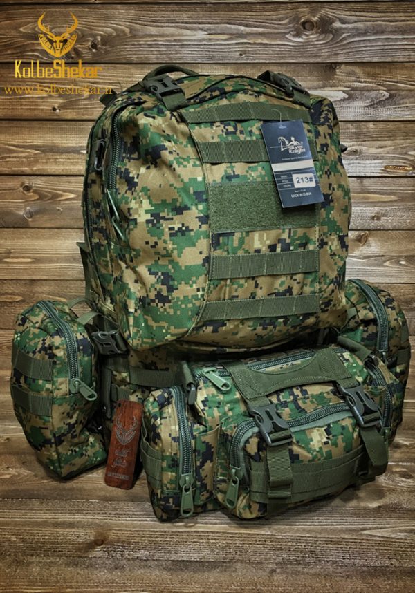 کوله نظامی دیجیتالی سبز | Tactical Backpack