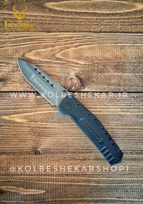 چاقو تاشو برونینگ طوسی | BROWNING KNIFE F66