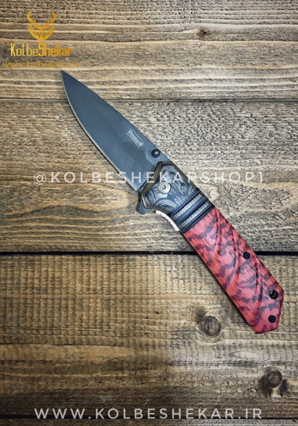 چاقو تاشو جیپ طوسی | JEEP DA135-1 KNIFE