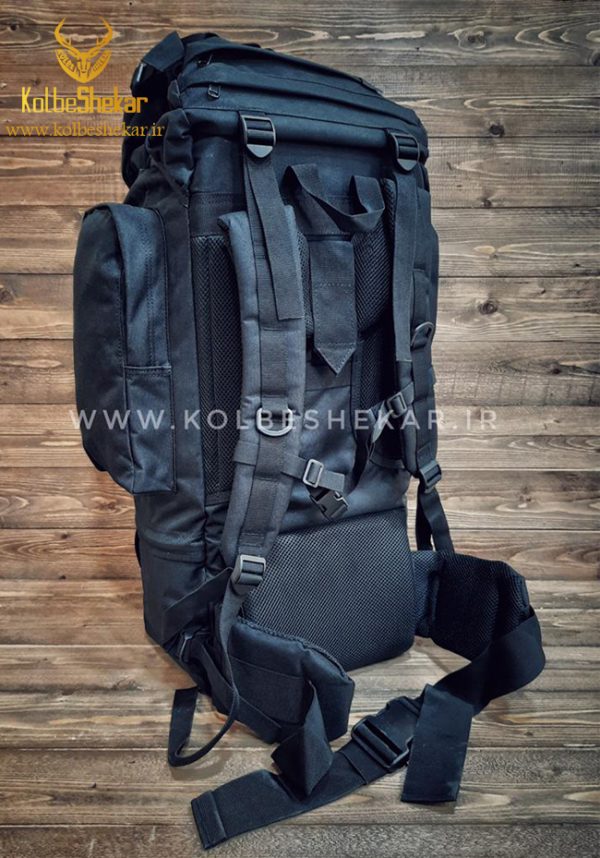 کوله پشتی تاکتیکال مشکی 60لیتری 2 | 60L Tactical BACKPACK