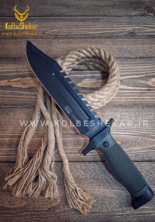 کارد شکاری کلمبیا 2428 بی مشکی | Columbia 2428 B Knife