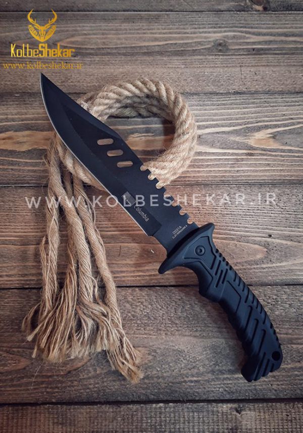 کارد شکاری کلمبیا دی031آ مشکی | Columbia D031A Knife