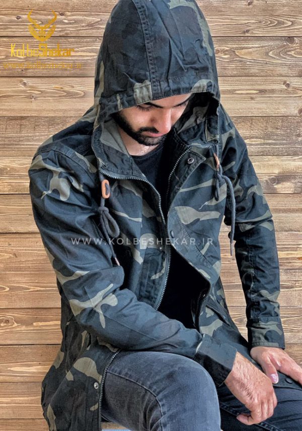 اوور چریکی کلاهدار | PULL&BEAR ARMY OVER