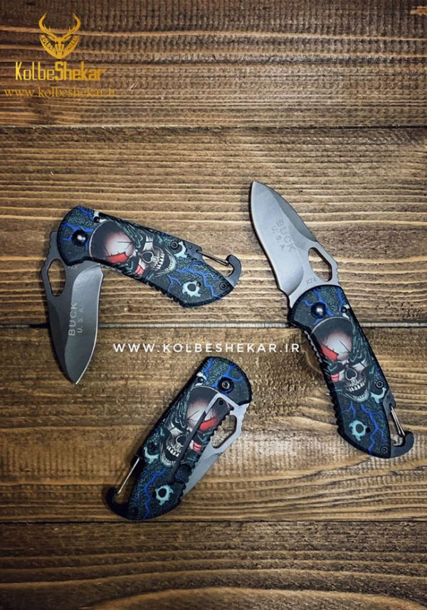 چاقو تاشو جیبی باک اسکلتی ایکس 74 | BUCK X74 KNIFE