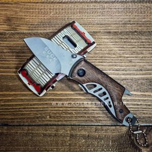 چاقو تاشو جیبی باک دسته چوبی ایکس 65 | BUCK X65 KNIFE