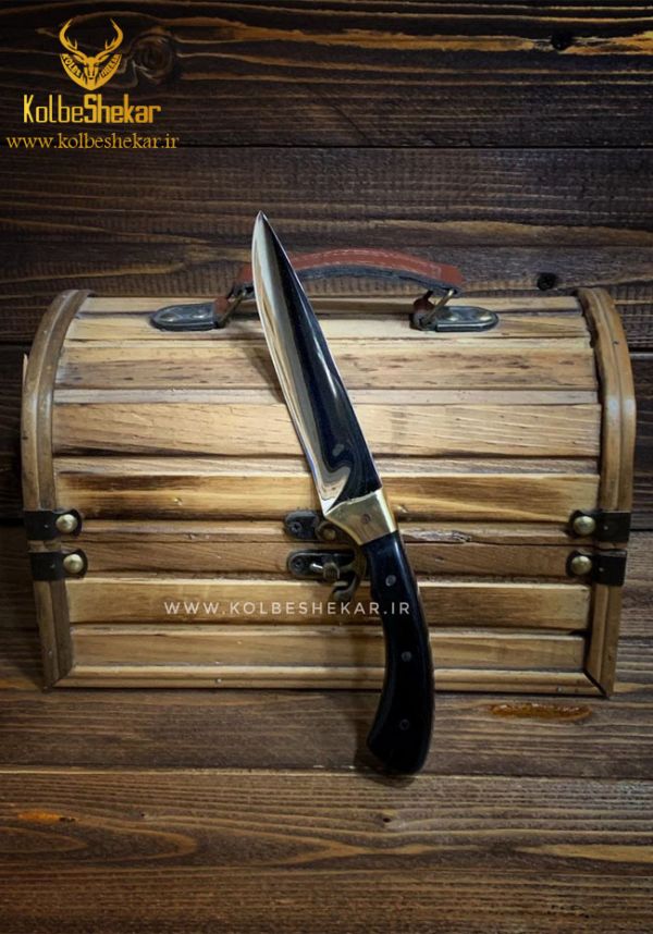 کارد شکاری شاخ گاومیش دستساز2 | Fart Horn Hunting Knif