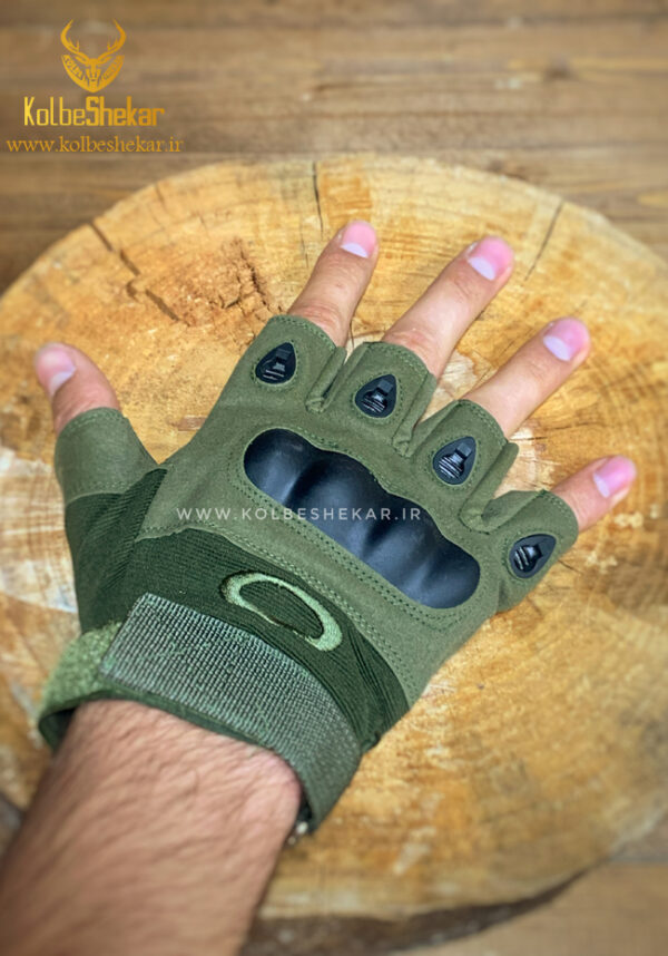 دستکش تاکتیکال مشکی نیمه | TACTICAL GLOVES1324