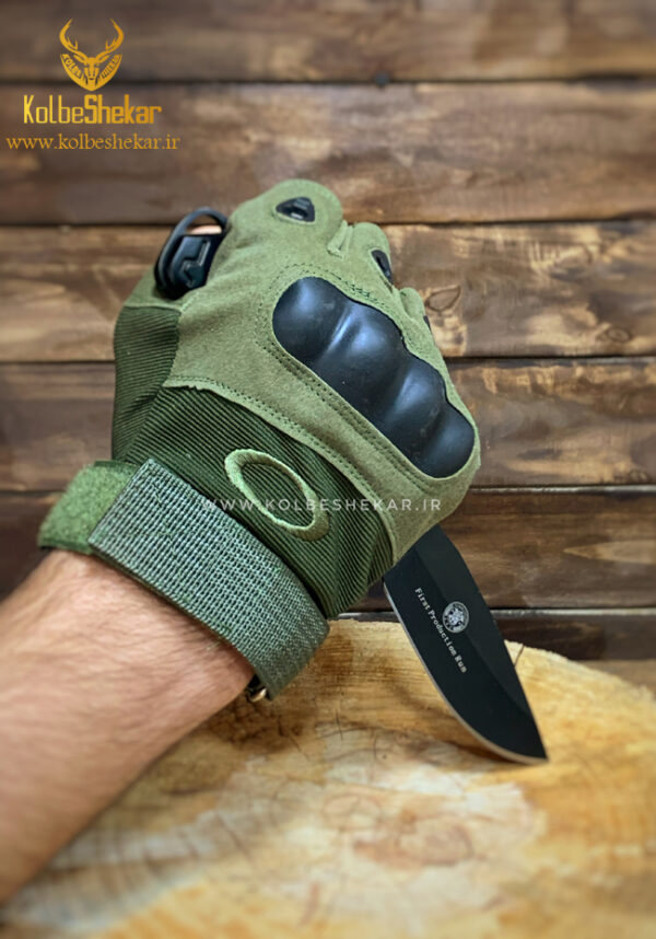 دستکش تاکتیکال مشکی نیمه | TACTICAL GLOVES1321