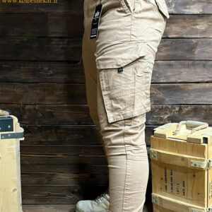 شلوار 6جیب آلفا کرم | 6Pocket ALFA Pants