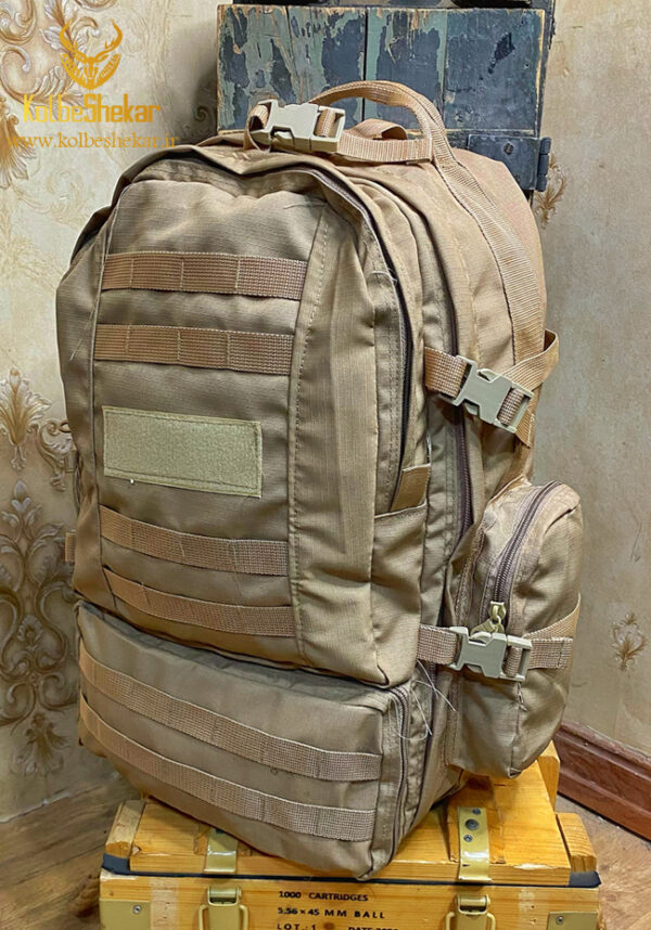 کوله تاکتیکال کرم 55لیتری | Tactical 55L BACKPACK